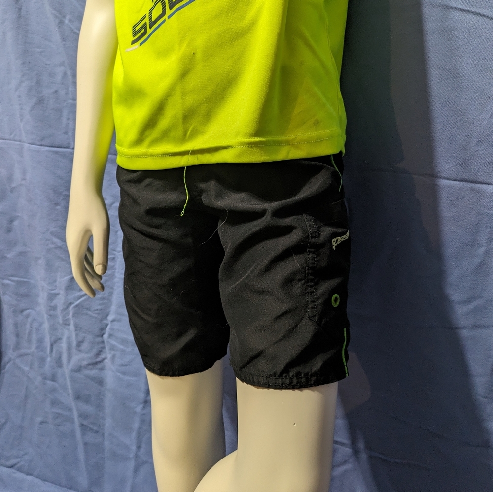 Boy's Black Speedo Swim Trunks